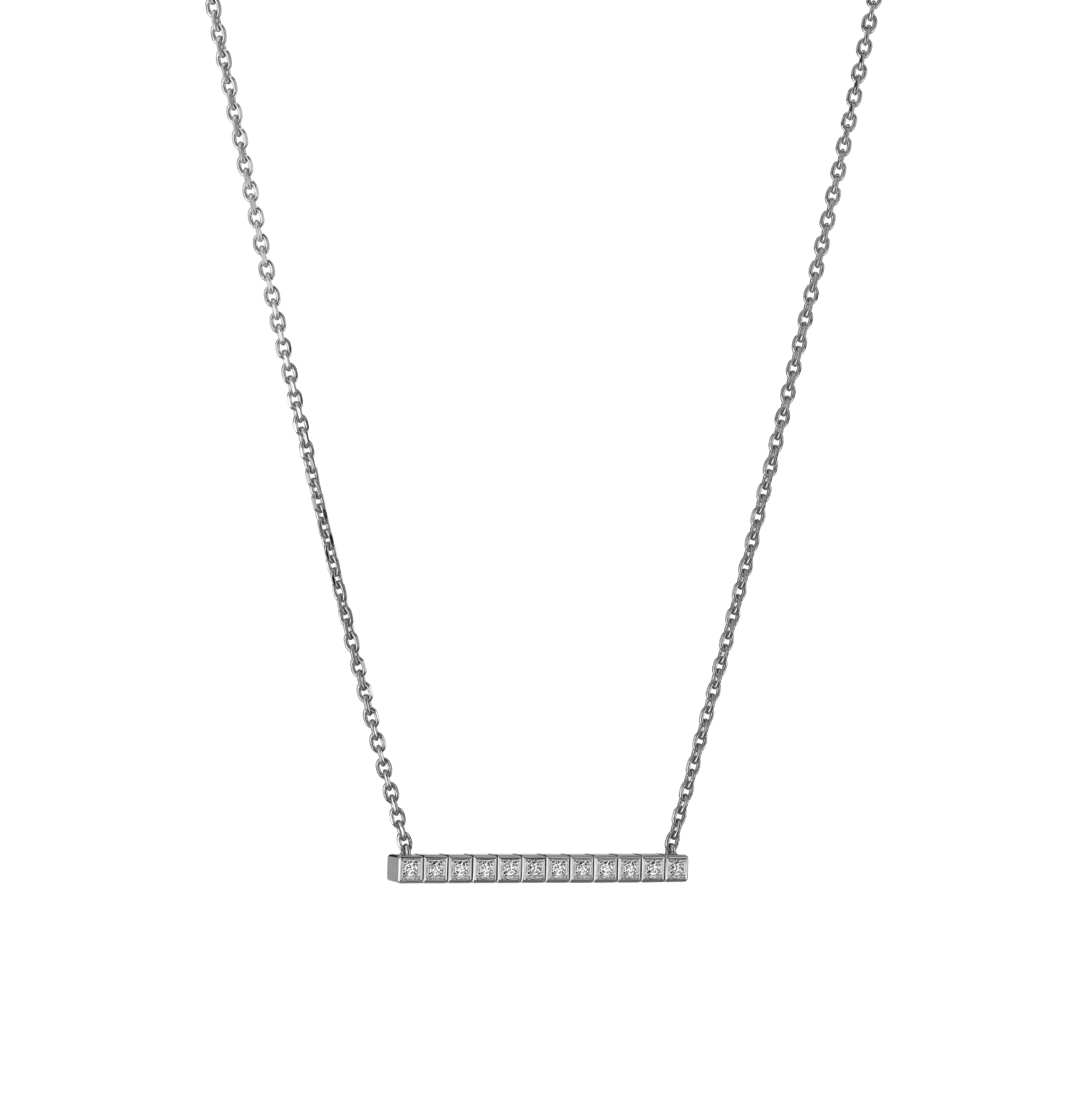 CHOPARD ICE CUBE FULL-SET DIAMONDS NECKLACE