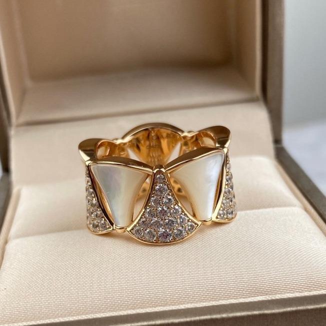 Bvlgari MOP PINK GOLD DREAM RING