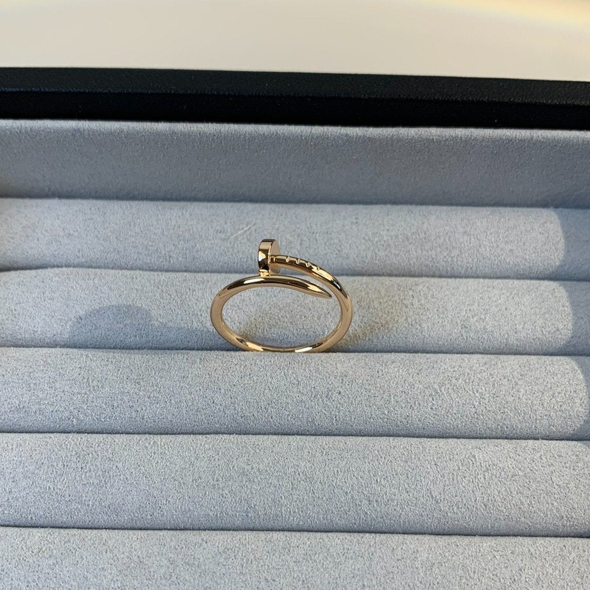 CARTIER JUSTE RING 1.8MM PINK GOLD