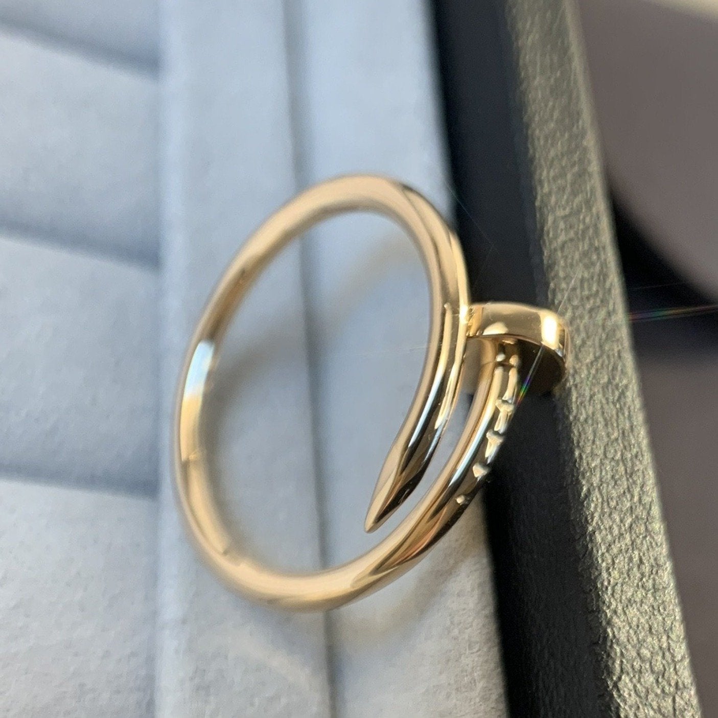 CARTIER JUSTE RING 1.8MM PINK GOLD