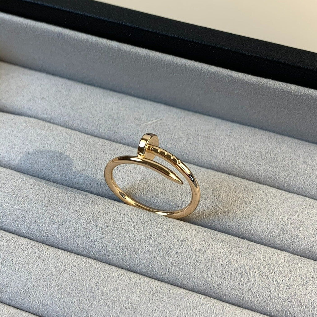 CARTIER JUSTE RING 1.8MM PINK GOLD