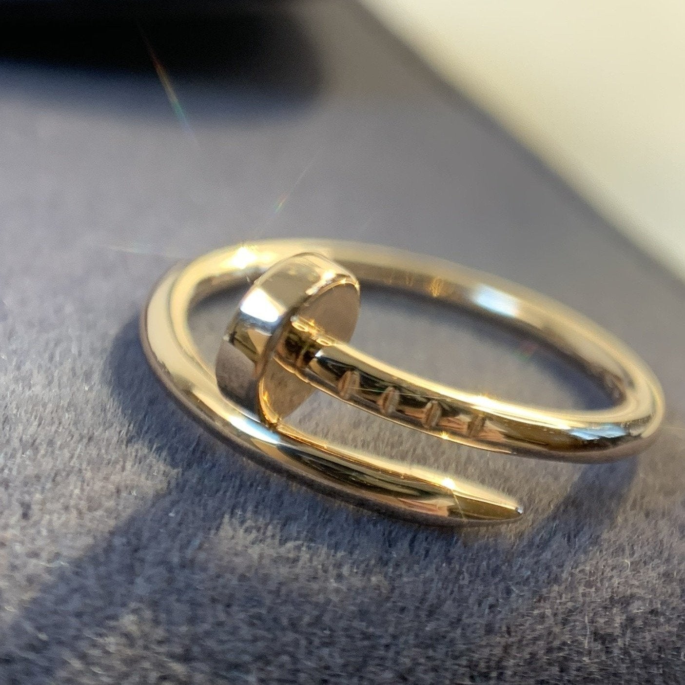 CARTIER JUSTE RING 1.8MM PINK GOLD