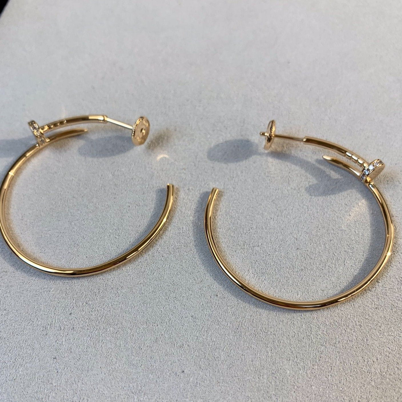 CARTIER JUSTE EARRINGS 1.8MM DIAMONDS