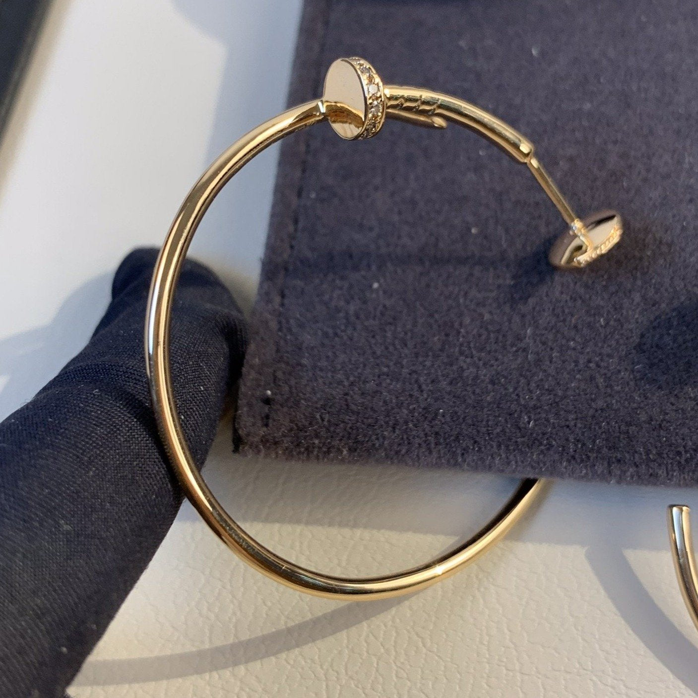 CARTIER JUSTE EARRINGS 1.8MM DIAMONDS