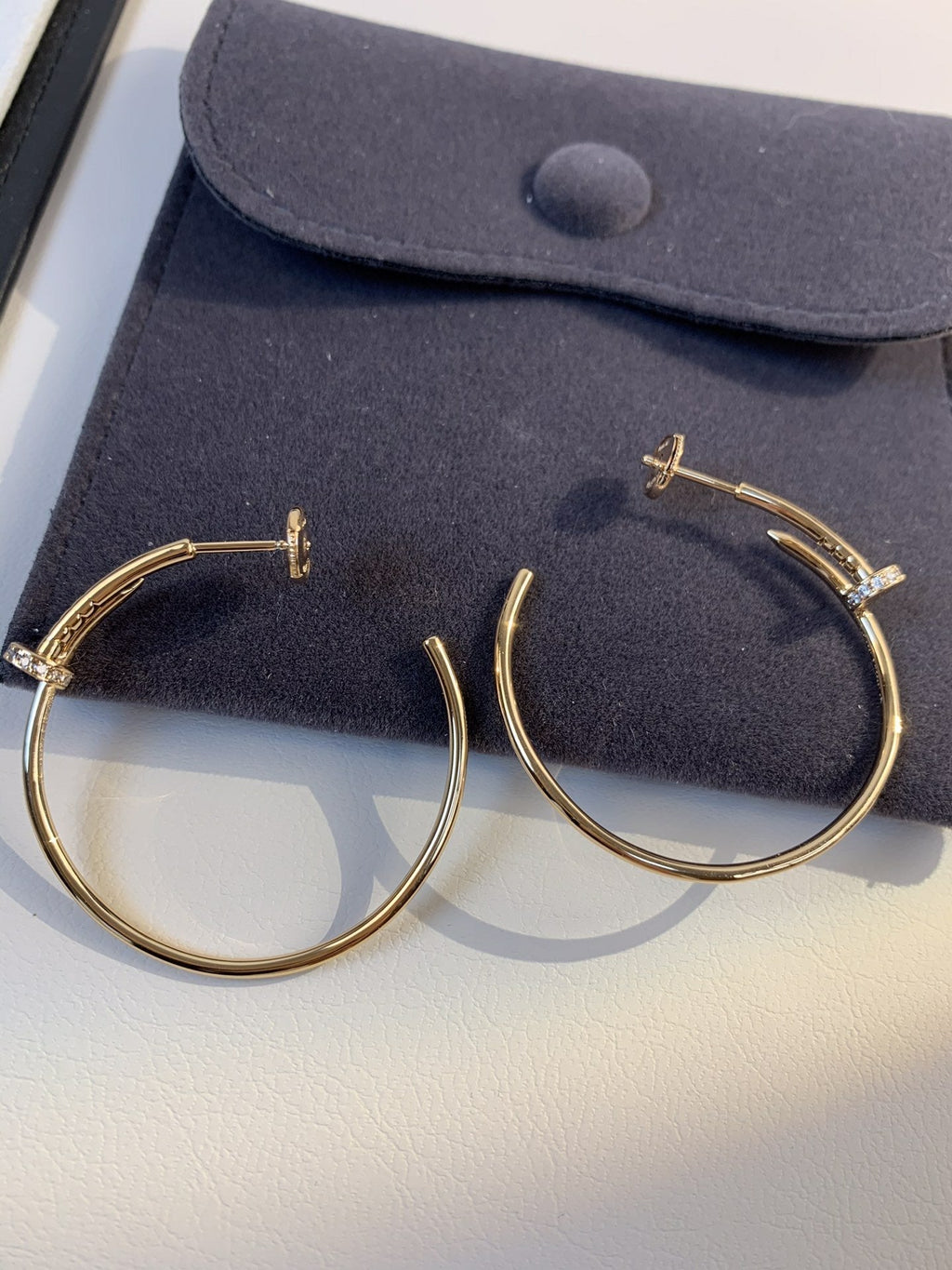 CARTIER JUSTE EARRINGS 1.8MM DIAMONDS