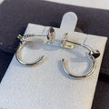 CARTIER JUSTE EARRINGS 1.8MM SILVER