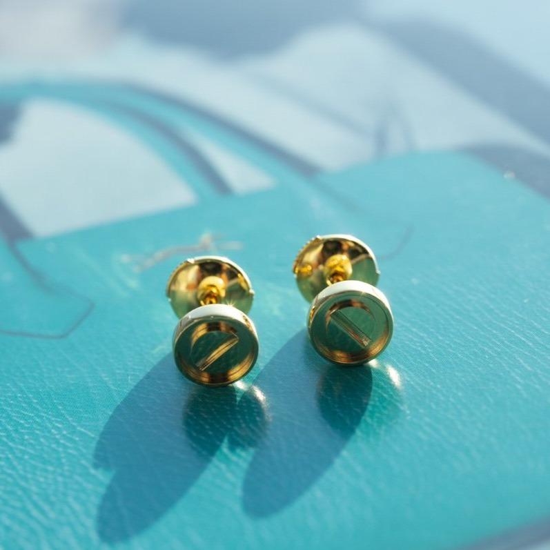 CARTIER LOVE EARRINGS GOLD 7.2MM