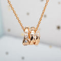 Bvlgari SERPENTI PINK GOLD NECKALCE DIAMOND