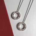 CARTIER LOVE NECKLACE ADJUSTABLE SILVER