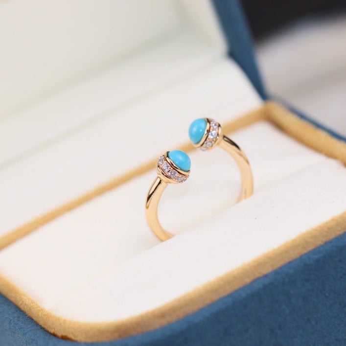 PIAGET POSSEISION TURQUOISE DIAMOND RING