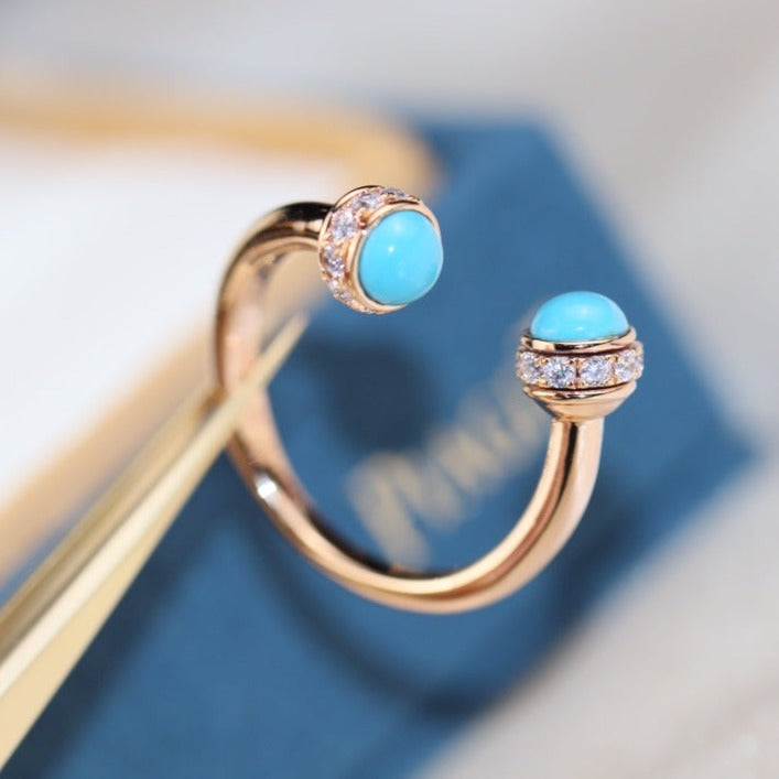 PIAGET POSSEISION TURQUOISE DIAMOND RING