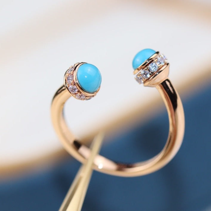 PIAGET POSSEISION TURQUOISE DIAMOND RING