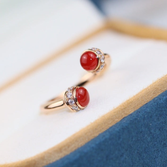 PIAGET POSSEISION CARNELIAN DIAMOND RING