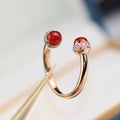 PIAGET POSSEISION CARNELIAN DIAMOND RING