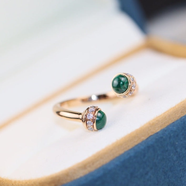 PIAGET POSSEISION MALACHITE DIAMOND RING