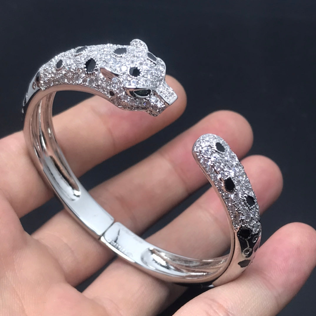 CARTIER PANTHERE BIG BRACELET DIAMONDS