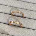 CHOPARD ICE CUBE PINK GOLD RING