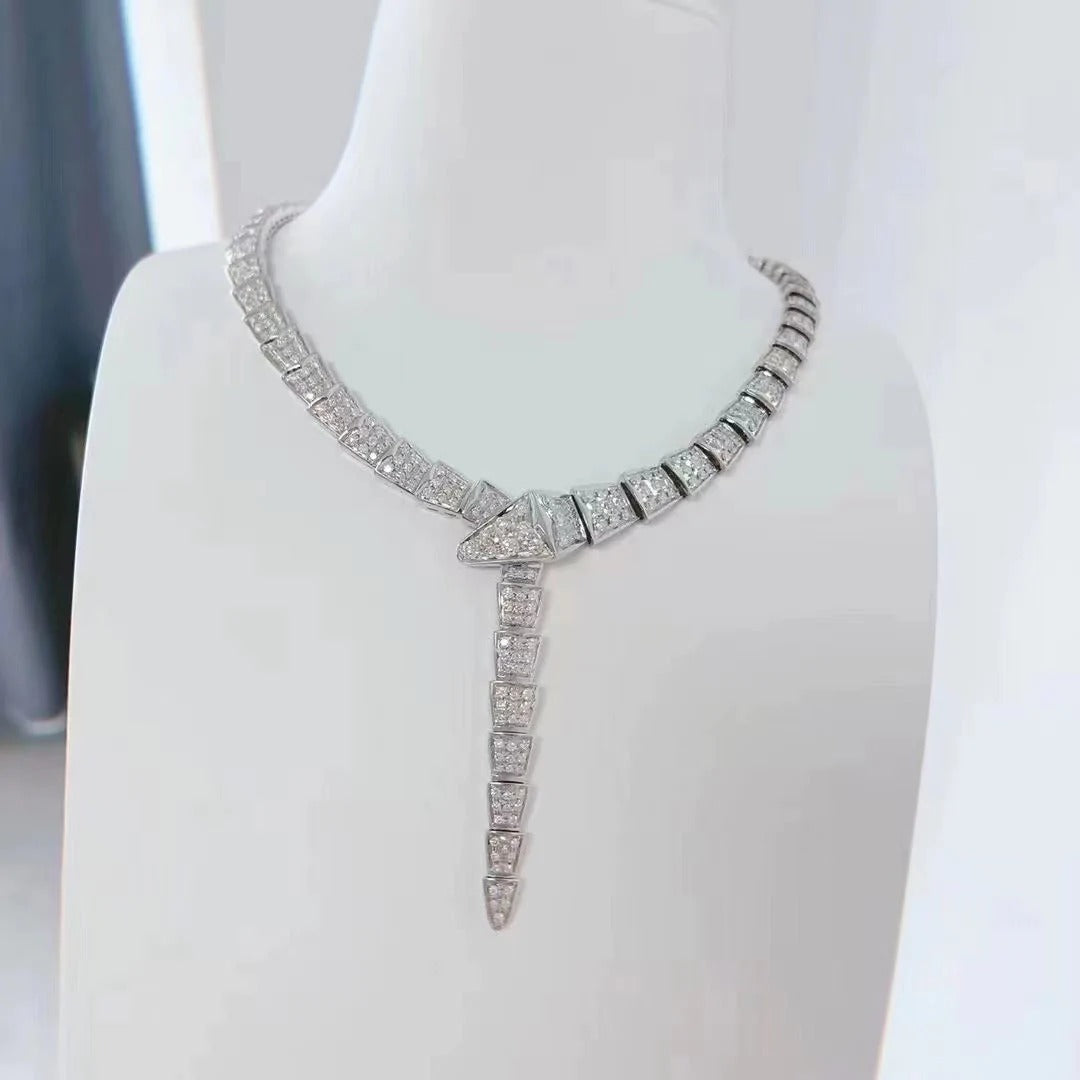 Bvlgari SERPENTI FULL DIAMOND NECKLACE