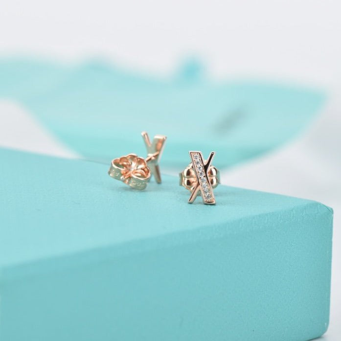 TIFFANY ATLAS DIAMOND STUD EARRINGS