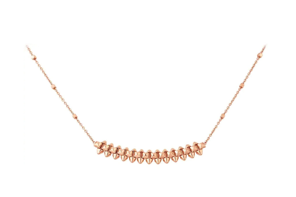 CARTIER CLASH PINK GOLD NECKLACE