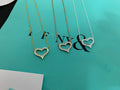 TIFFANY LARGE DIAMOND HEART NECKLACE