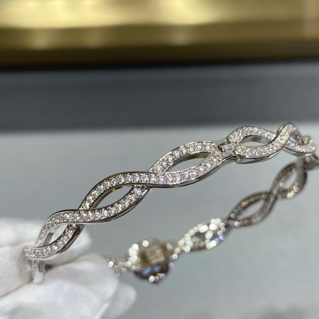 PIAGET ROSE DIAMOND SILVER BRACELET