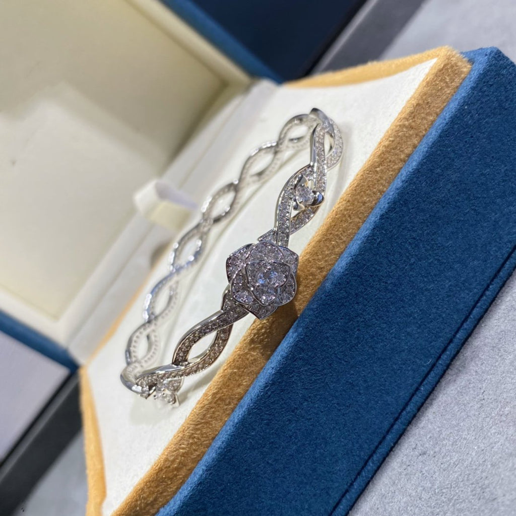 PIAGET ROSE DIAMOND SILVER BRACELET
