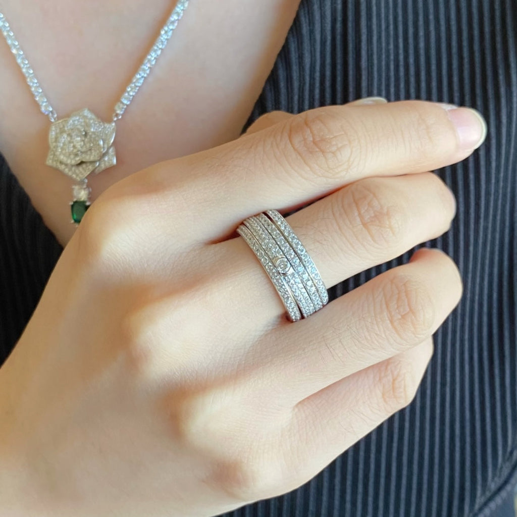 PIAGET POSSEISSION DIAMOND PAVED RING