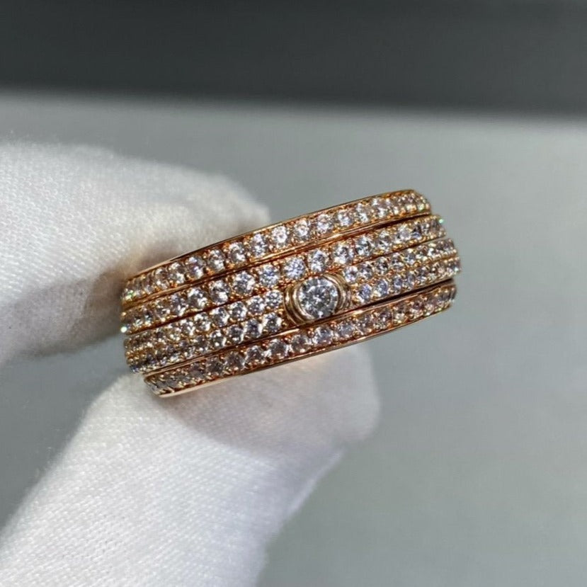 PIAGET POSSEISSION DIAMOND PAVED RING
