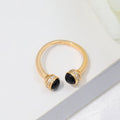 PIAGET POSSEISION ONYX DIAMOND PINK GOLD RING