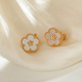 Van Cleef & Arpels LUCKY SPRING PINK GOLD MOP EARRINGS
