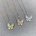 Van Cleef & Arpels BUTTERFLY MEDIUM DIAMOND NECKLACE