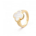 Van Cleef & Arpels PURE CLOVER MOP PINK GOLD RING