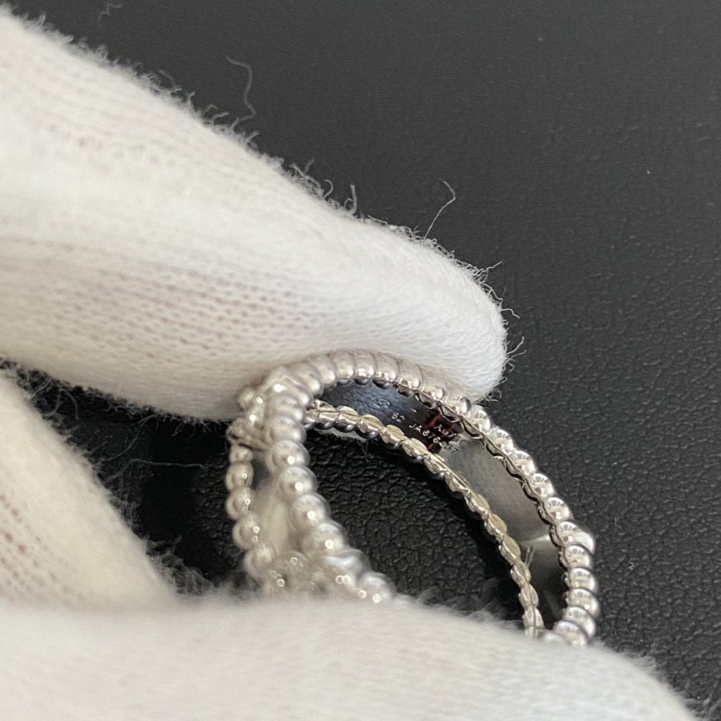 Van Cleef & Arpels PERLEE SILVER DIAMOND RING
