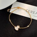 QEELIN WULU DIAMOND 1 MOTIF PINK GOLD BRACELET