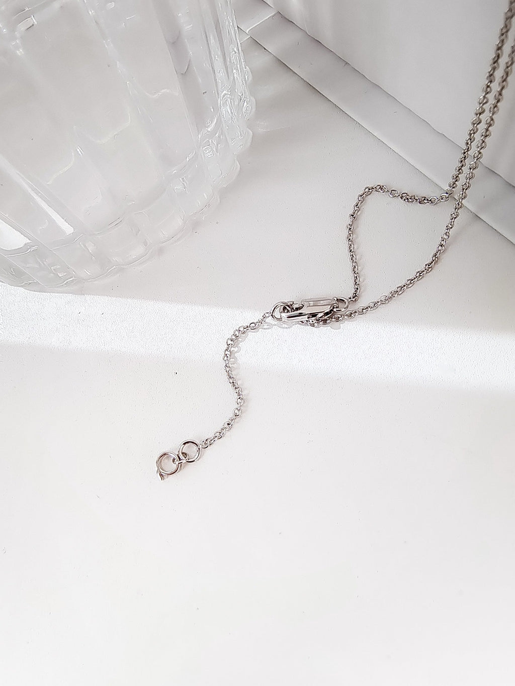 QEELIN WULU 2 MOTIF ONYX SILVER NECKLACE