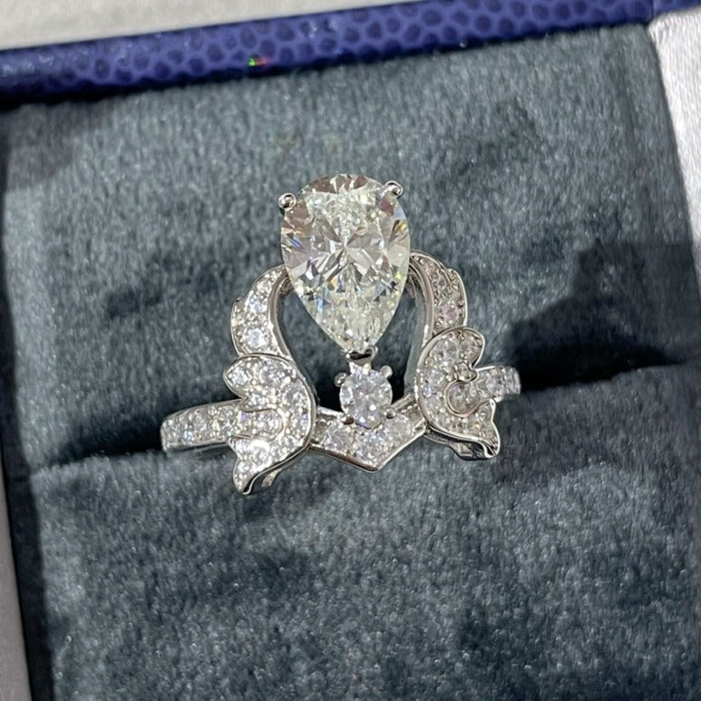 CHAUMET SOIR DE FETE SILVER DIAMOND RING