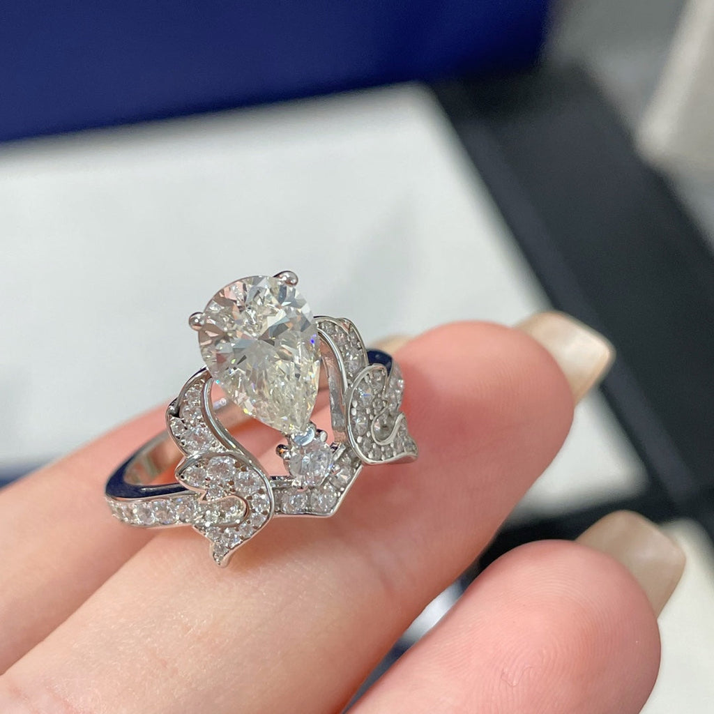 CHAUMET SOIR DE FETE SILVER DIAMOND RING