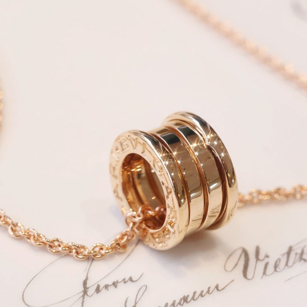 Bvlgari ZERO 1 PINK GOLD NECKLACE