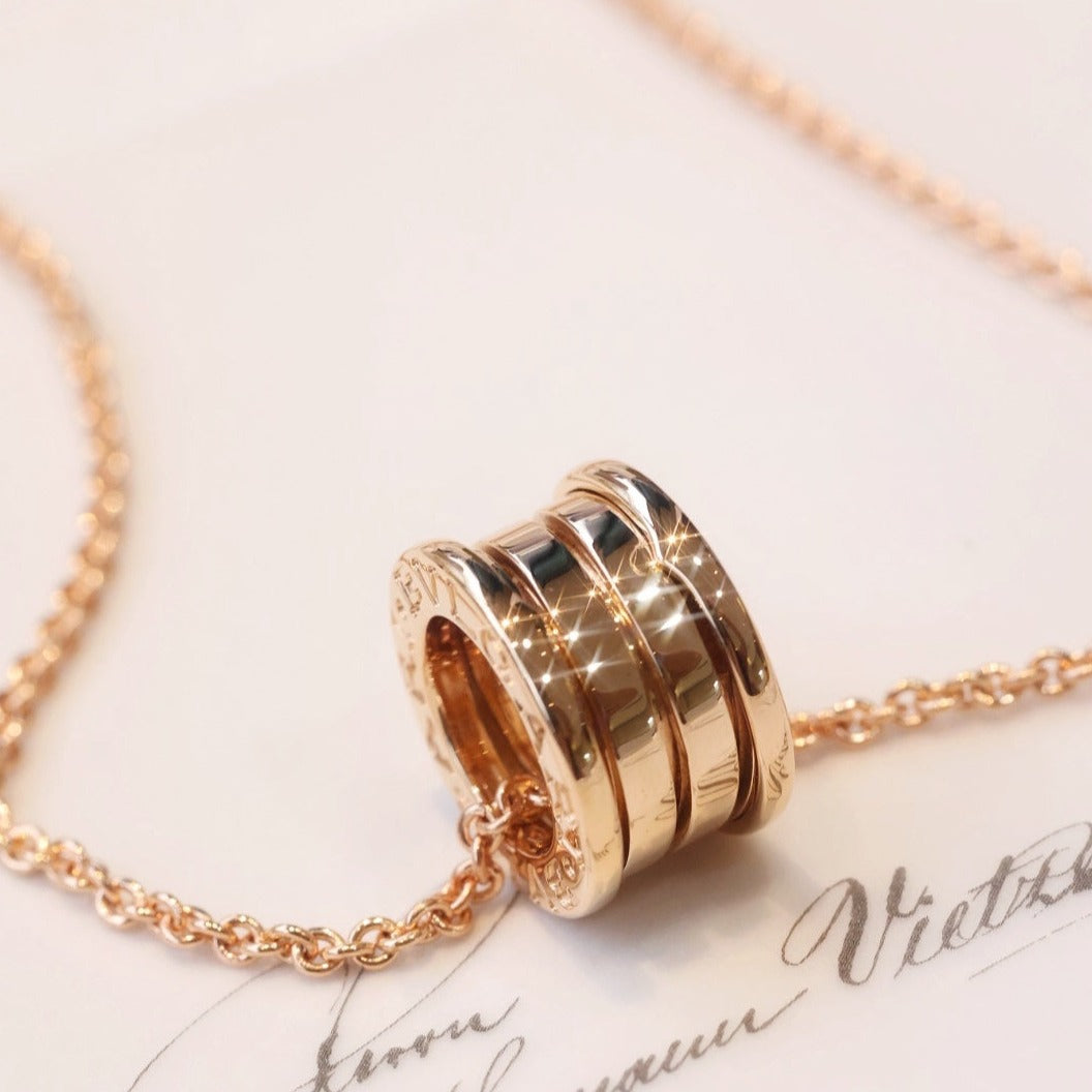 Bvlgari ZERO 1 PINK GOLD NECKLACE