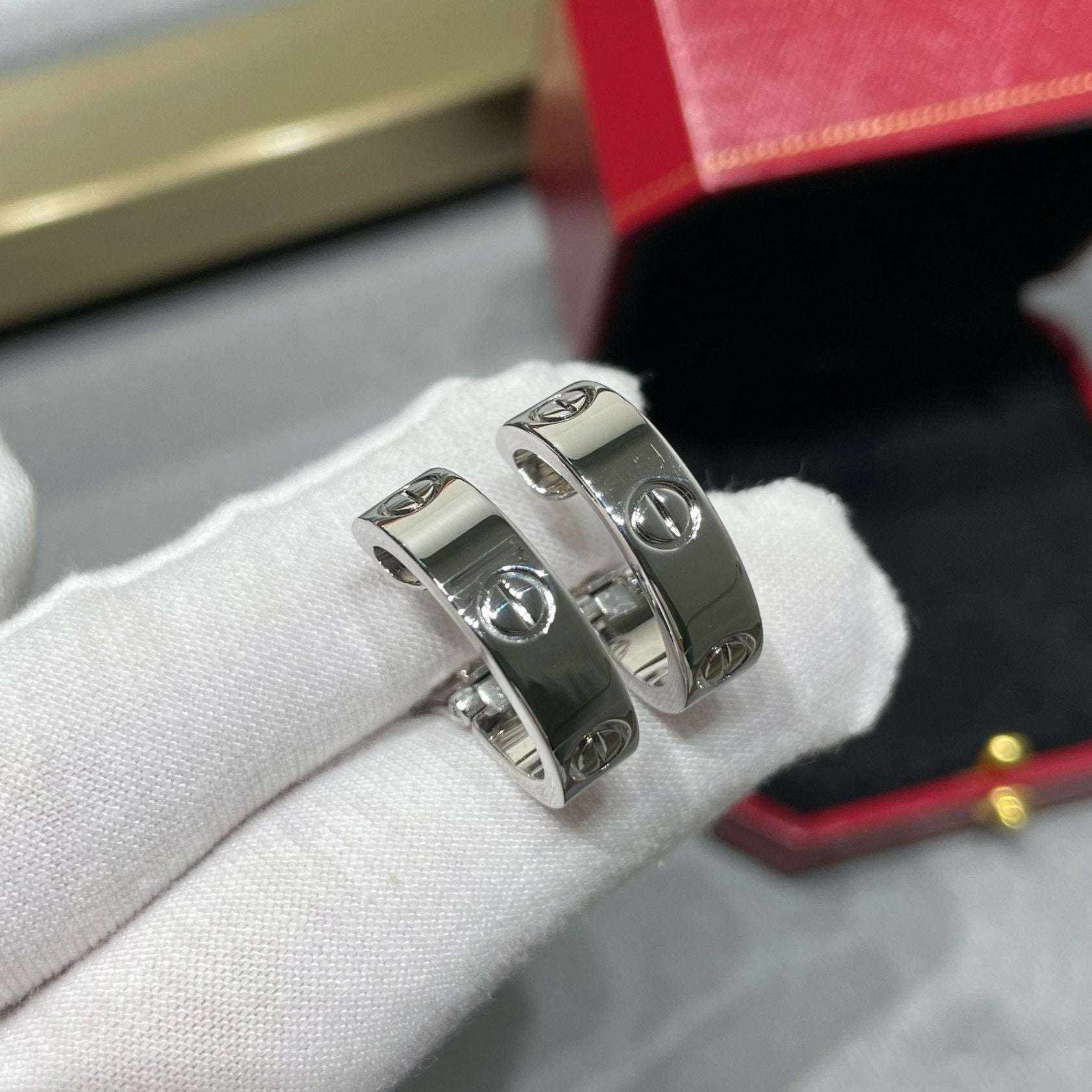 CARTIER LOVE 5.5MM EARRINGS