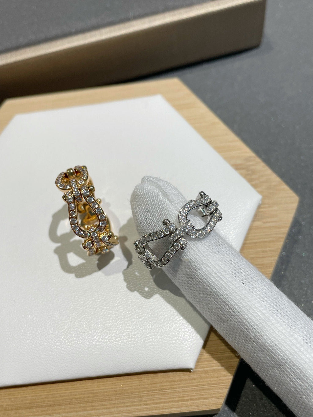 FRED FORCE 10 5 MOTIF DIAMOND RING