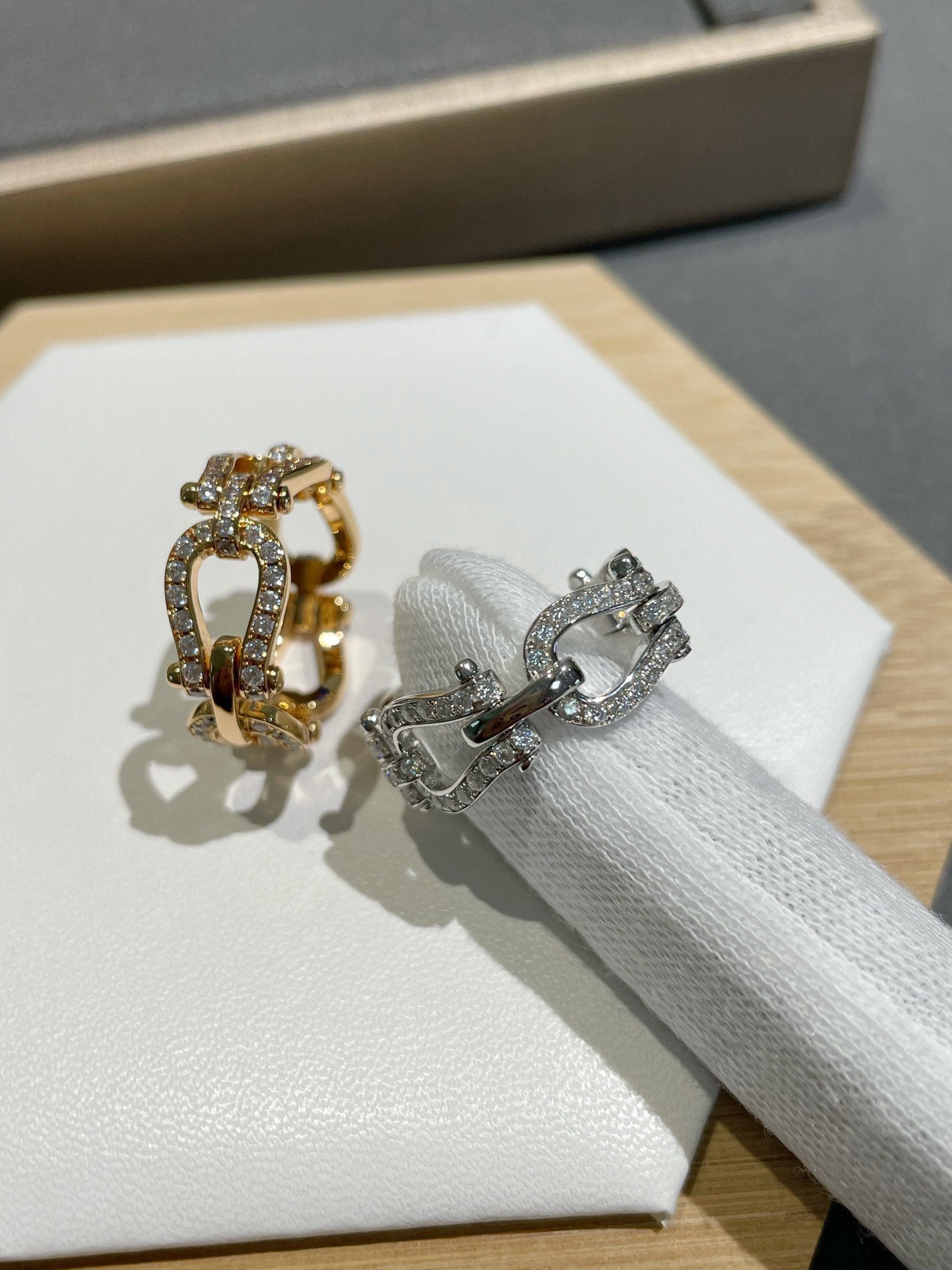 FRED FORCE 10 5 MOTIF DIAMOND RING