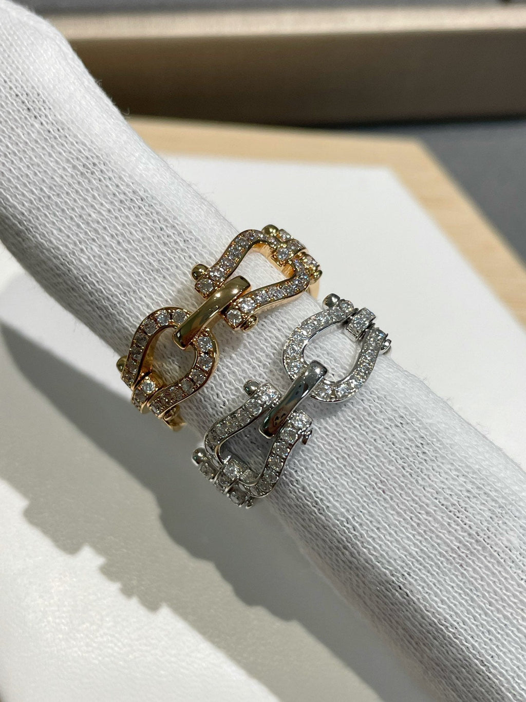 FRED FORCE 10 5 MOTIF DIAMOND RING