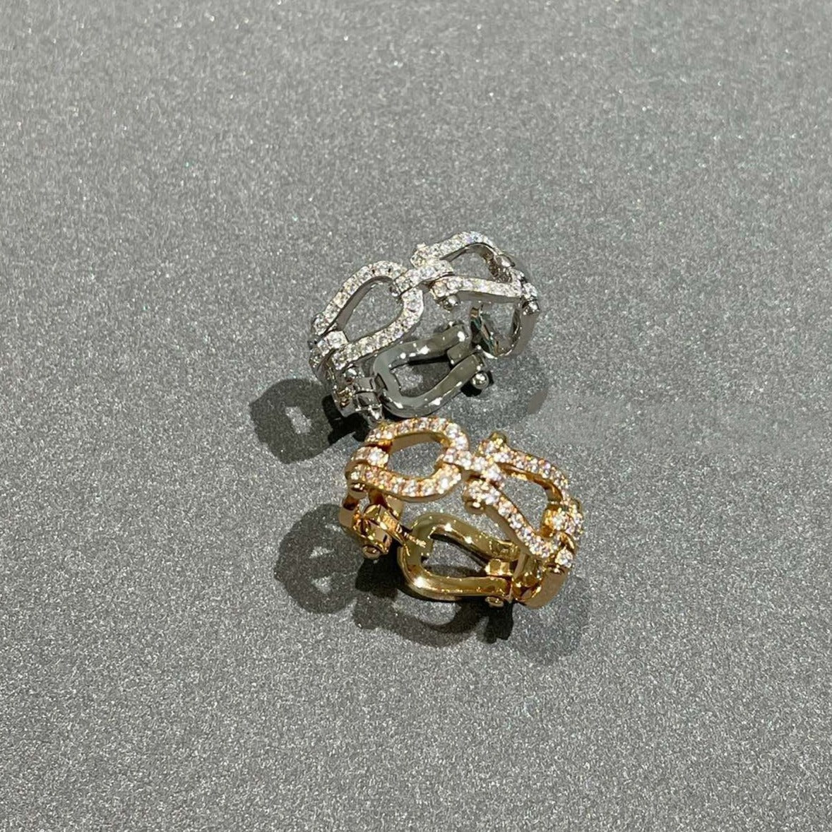 FRED FORCE 10 5 MOTIF DIAMOND RING