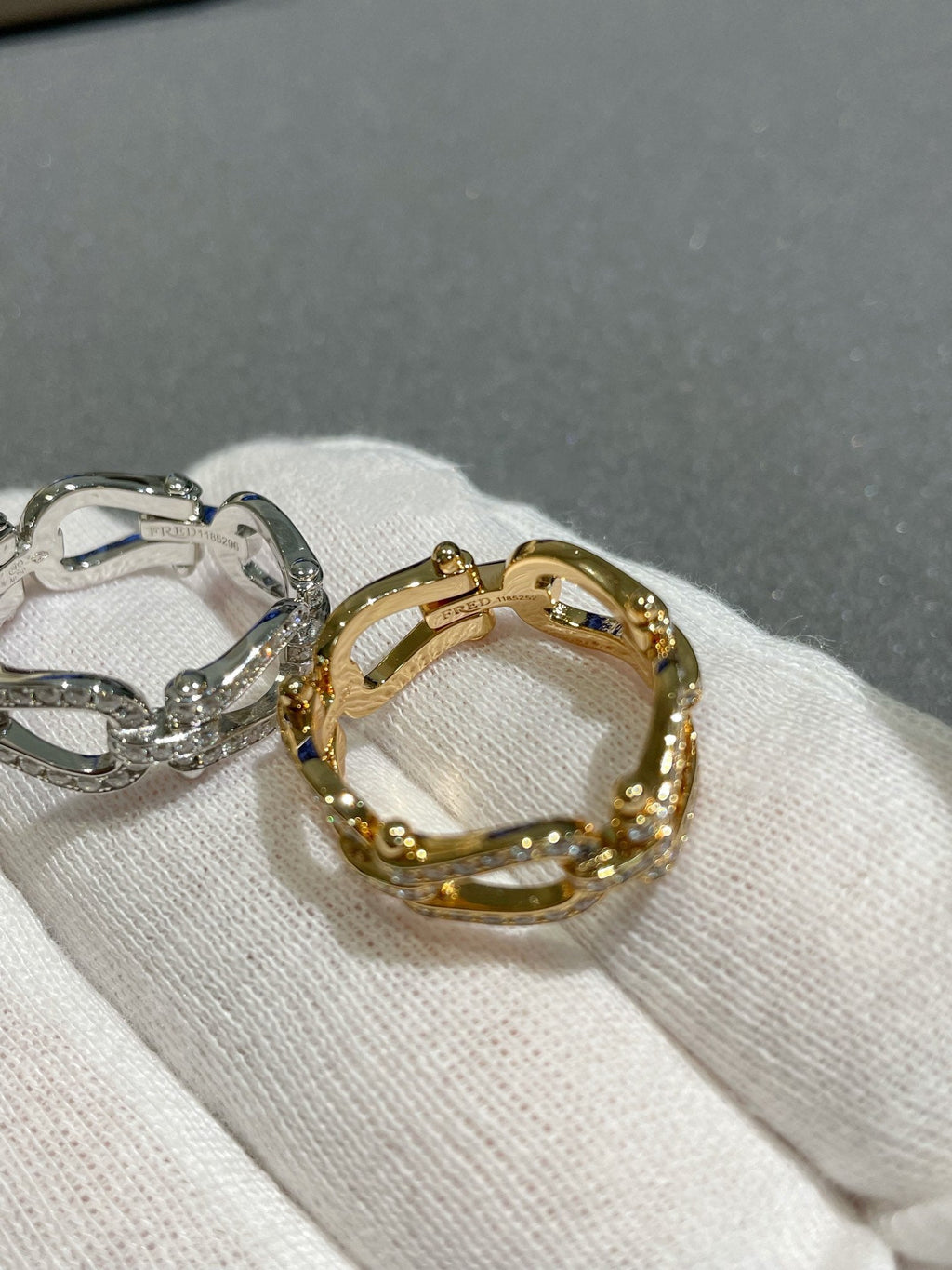 FRED FORCE 10 5 MOTIF DIAMOND RING