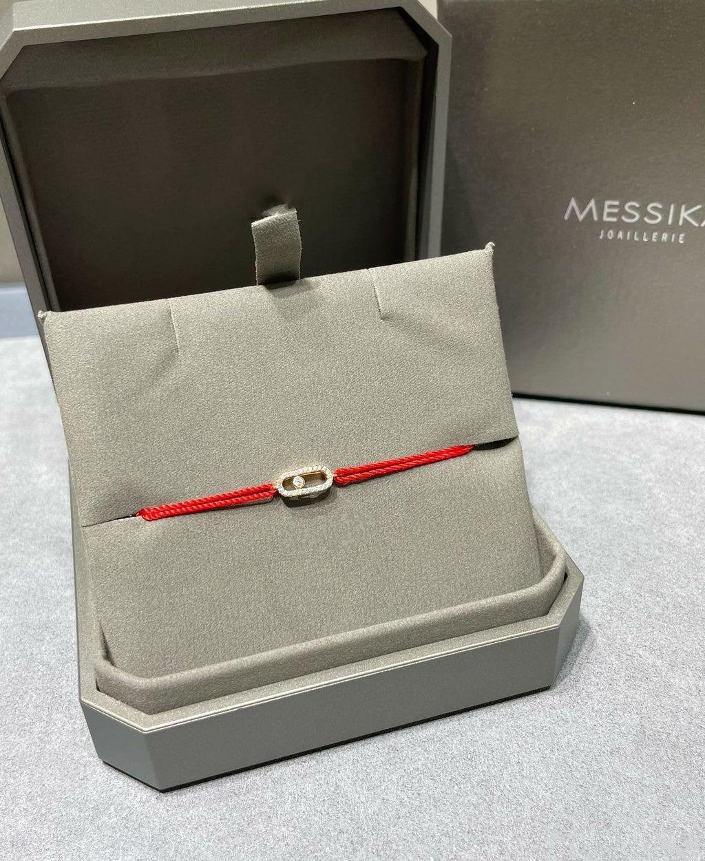 MESSIKA MOVE UNO DIAMOND CHARM RED CORDIERI