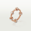 CARTIER NUTS AND BOLTS PINK GOLD DIAMOND RING