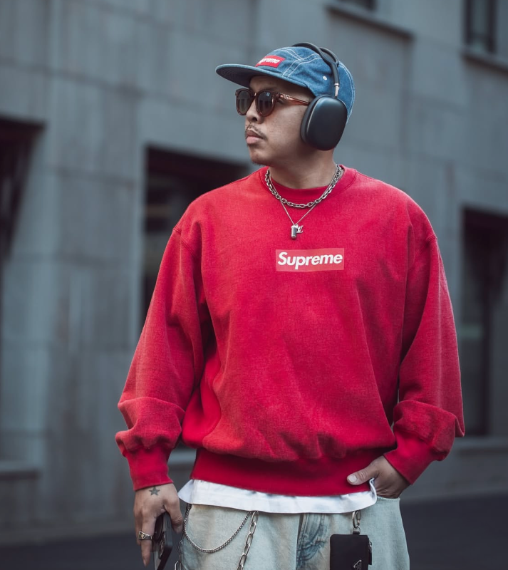 Supreme Washed Box Logo SS 25  Sweatshirt