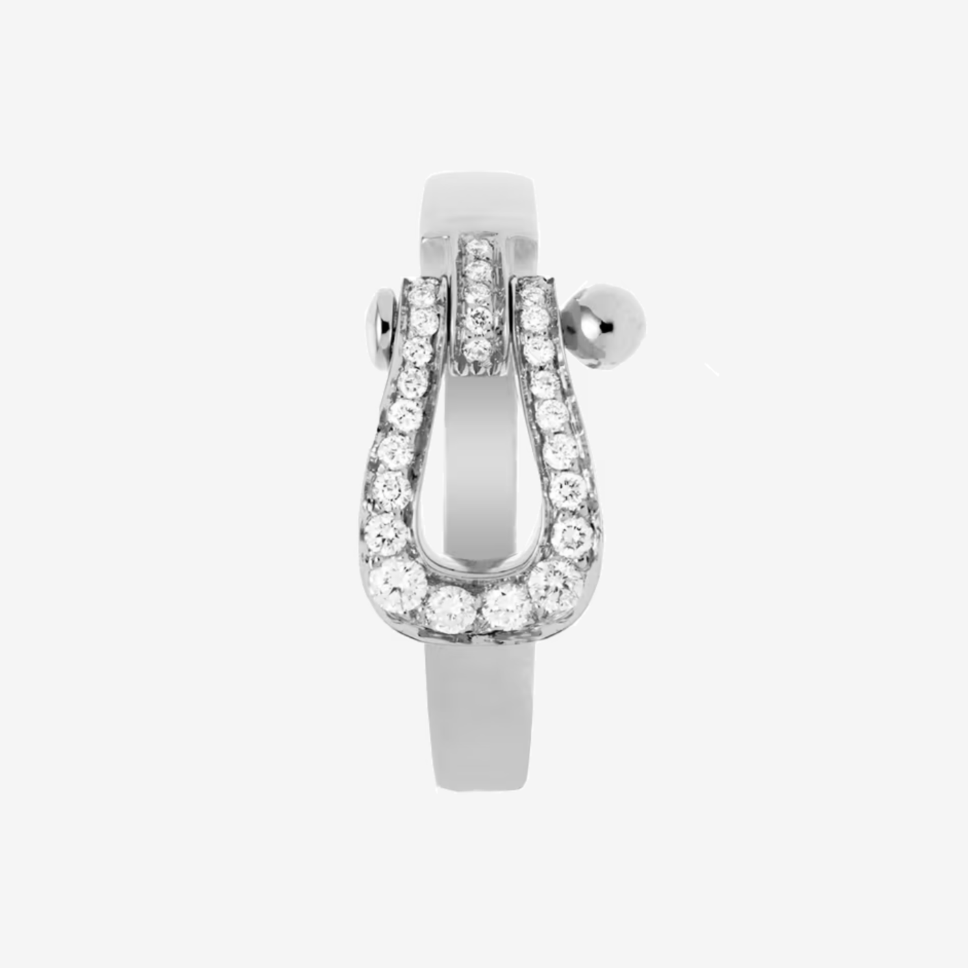 FRED FORCE 10 FULL DIAMOND RING MEDIUM MODEL